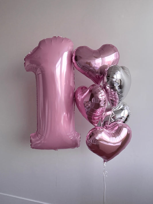 40” Pink Number